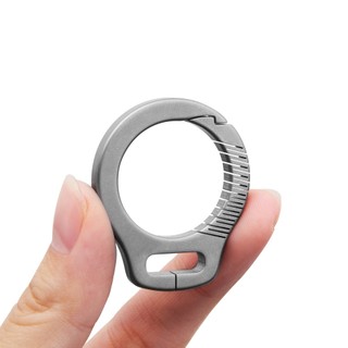 Móc khóa xe hơi bằng hợp kim titan edc cho nam