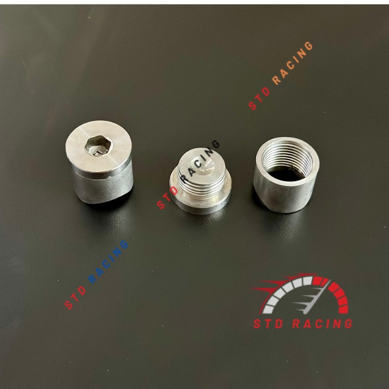 Ốc INOX TITAN cảm biến Senso Oxy AFR hàn cổ pô cho xe canh dyno