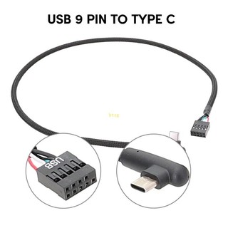 Dây Cáp Chuyển Đổi Cổng usb 9pin Sang Cổng type c 60cm