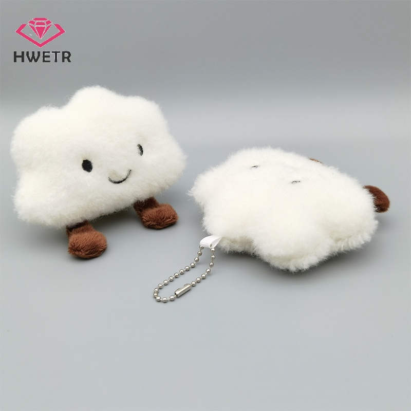 Móc Khóa Hình Đám Mây Nhồi Bông Đáng Yêu Mới