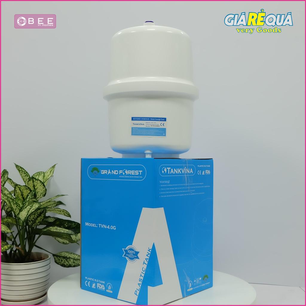 Bình áp máy lọc nước RO Tankvina 4G , Bao gồm van xả áp, van bảo vệ, cho tất cả máy lọc nước