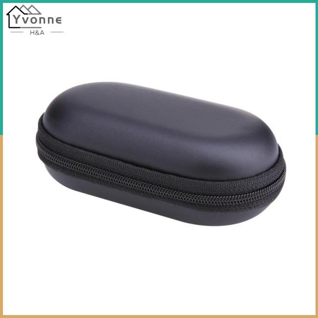 Yvone Túi Đựng Tai Nghe Dây Cáp Dữ Liệu Đa Năng Hình oval Có Khóa Kéo