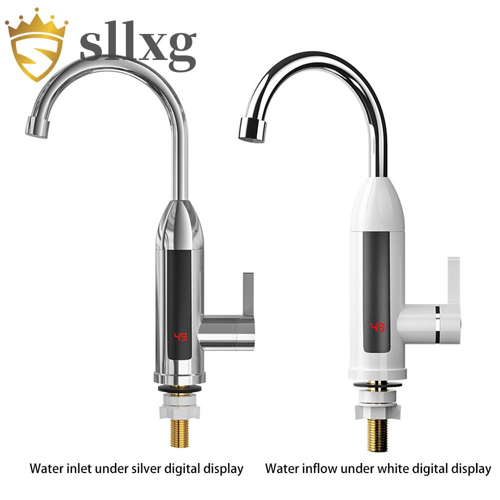 Vòi Nước Nóng Điện Tử Có Màn Hình lcd 3000w 220v Phích Cắm eu