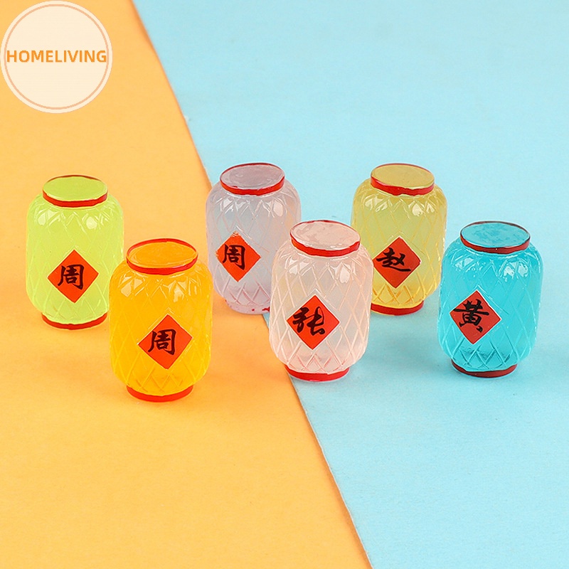 Đèn Lồng mini 3d Bằng Nhựa resin Dạ Quang Dễ Thương Để Bàn Trang Trí