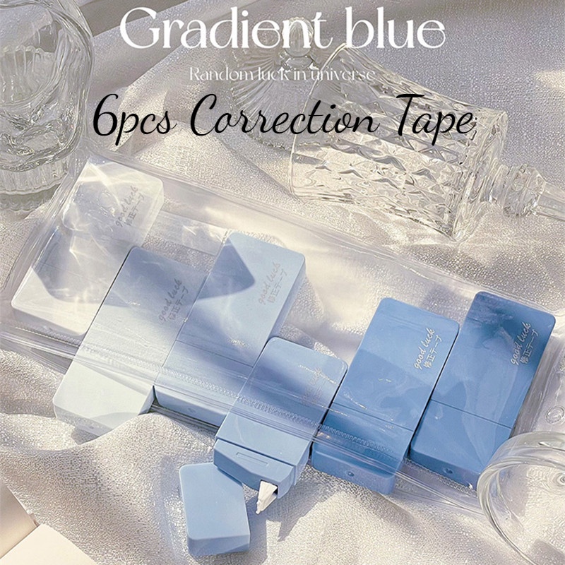 Set 6 Bút Xóa Kéo Màu Sắc gradient Sáng Tạo