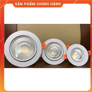 Đèn led spotlight âm trần 5,7w,12w cob mặt kính Asia cam kết chính hãng bảo hành 2 năm