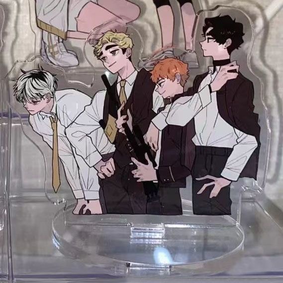 Mô hình Standee Haikyuu Acrylic Stand Shoyo Hinata Tobio Kageyama Anime decor góc học tập để bàn làm việc