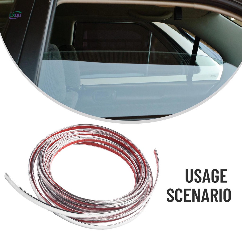 1 Cuộn Dây Mạ Crôm 10mm Dùng Để Trang Trí Xe Tải / Ô Tô vans