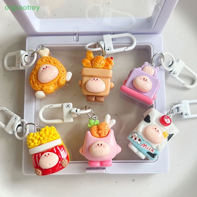 Orgiaohoy Móc Khóa Xe Hơi / Túi Xách / Điện Thoại Hình Khuôn Mặt doodle Dễ Thương diy vn