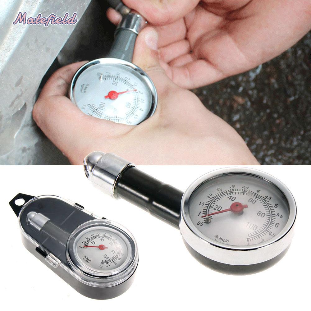 Đồng Hồ Đo Áp Suất Lốp Xe Hai Lớp matefield.vn Cho Xe Hơi Xe Tải Xe Máy