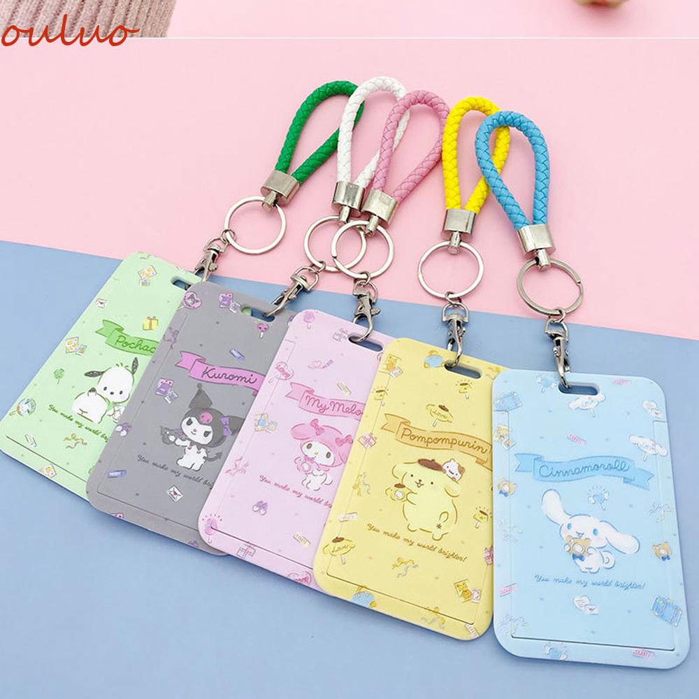 Dây Đeo Thẻ id Họa Tiết Hoạt Hình Dễ Thương Giá Đỡ