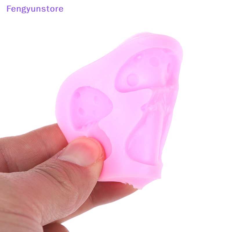 Khuôn silicone Làm Bánh Tạo Hình Nấm 3d Độc Đáo Tiện Dụng vn