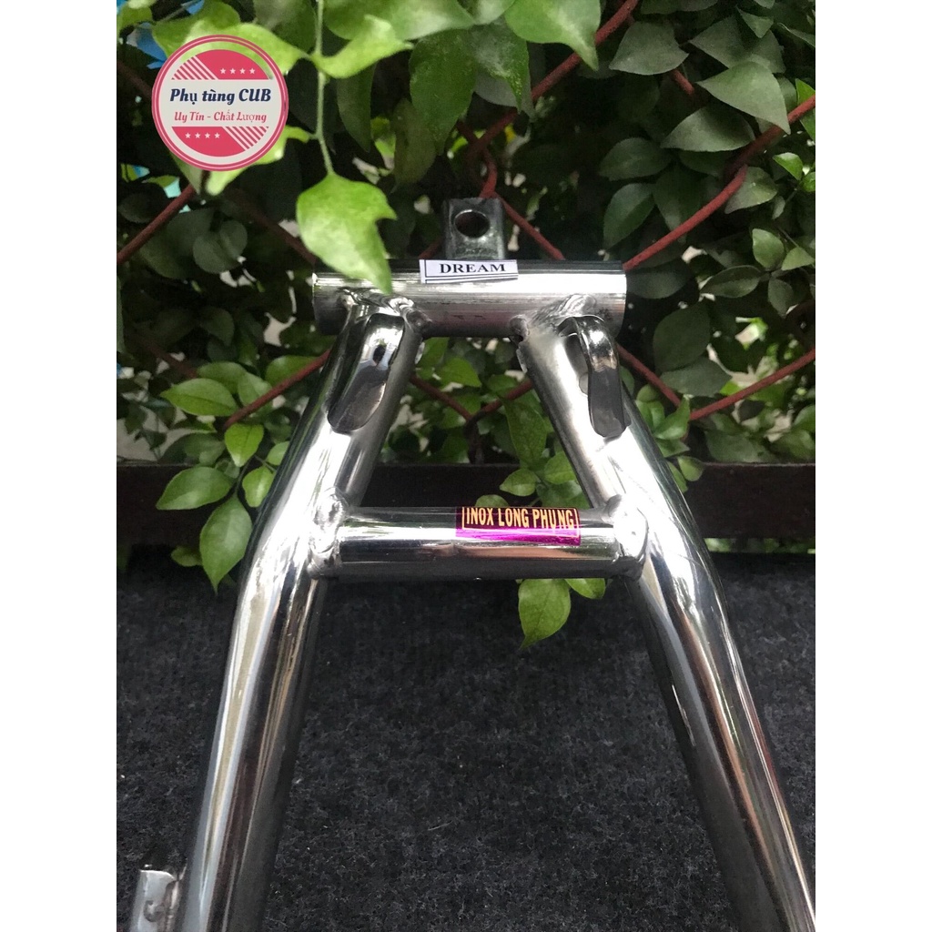 Chân chống đứng xe cub,xe dream bằng inox
