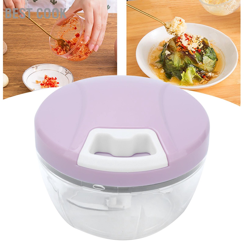 Best cook Hướng dẫn sử dụng máy xay tỏi đa năng Máy rau mini bền cho nhà bếp