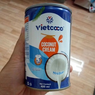  Nước cốt dừa tươi VIETCOCO thơm ngậy - Lon 400ml – Tốt Cho Sức Khỏe An Toàn Vệ Sinh 