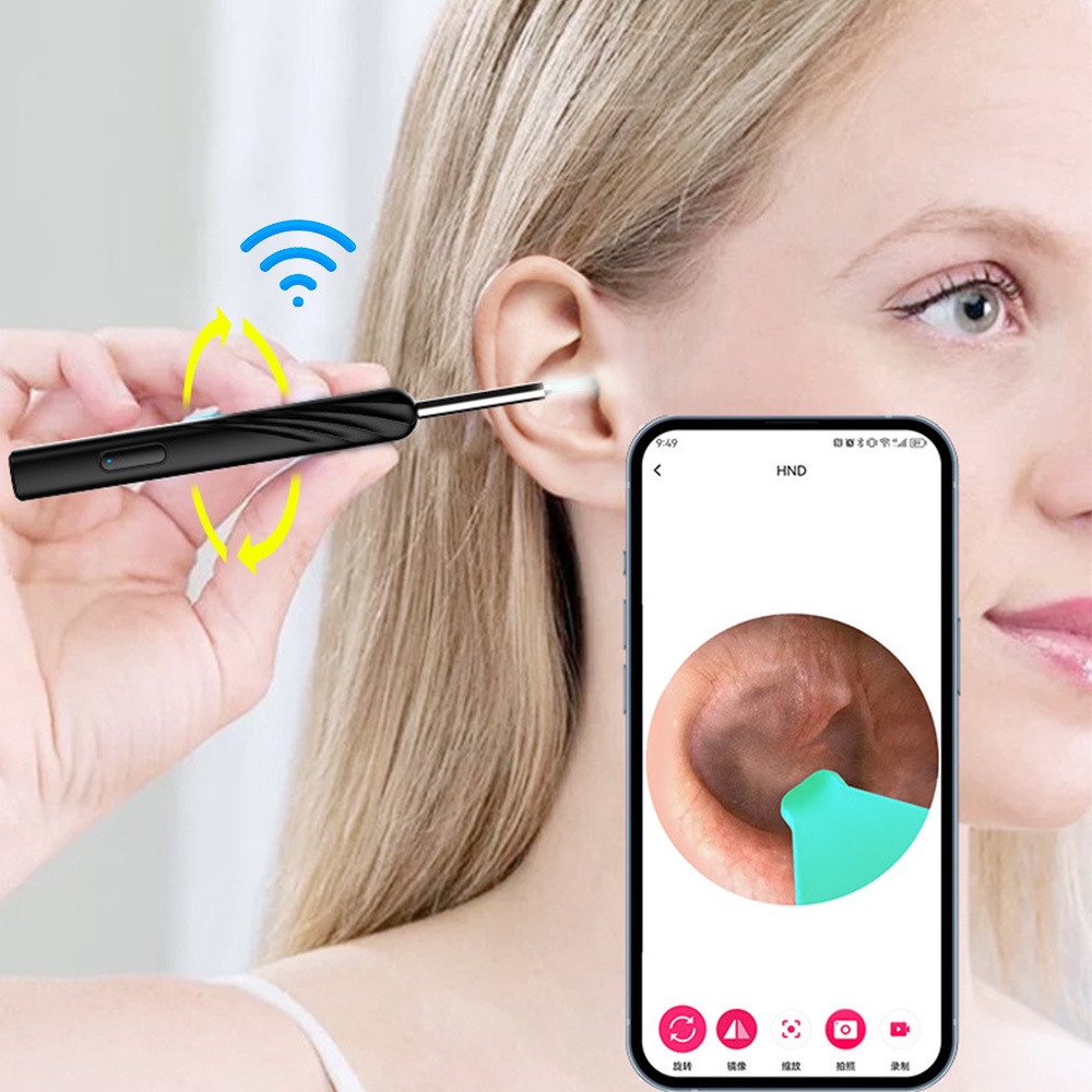 Dụng Cụ Lấy Ráy Tai Thông Minh hd 3.9mm Cho Người Lớn Và Trẻ Em
