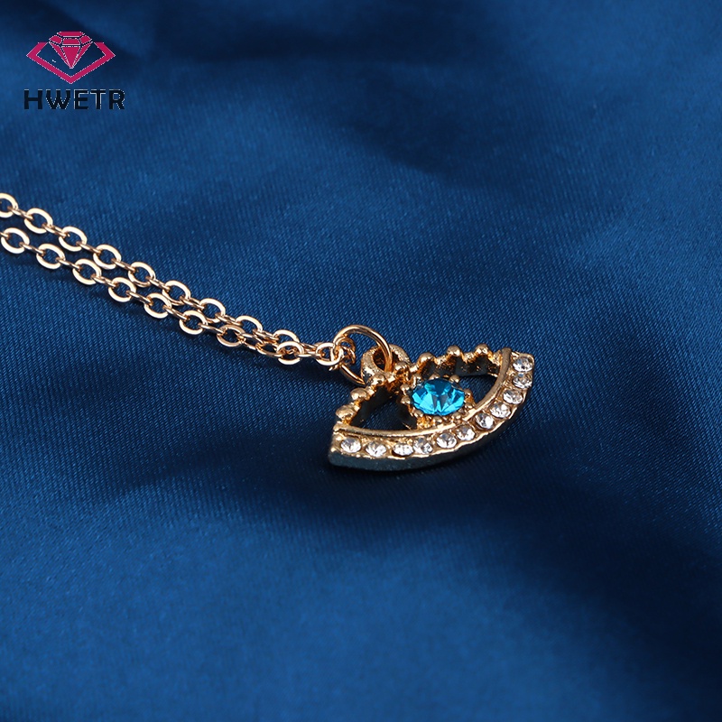 Vòng Cổ choker Mặt Hình Con Mắt Quỷ Đính Đá Thời Trang Cho Nữ Mới