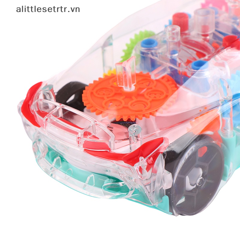 Alittlesetrtr Đồ Chơi Xe Cảnh Sát / Cảnh Sát Trong Suốt Có Đèn Phát Sáng vn