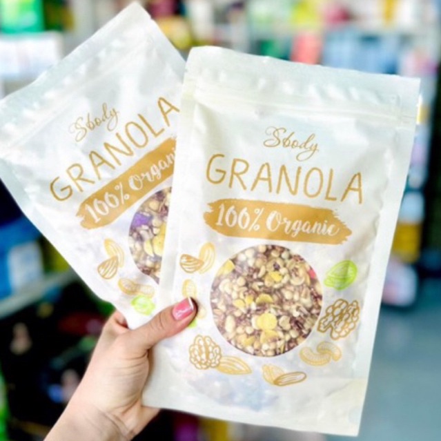 Ngũ Cốc Hạt Ăn Kiêng Granola Sbody 100Gram