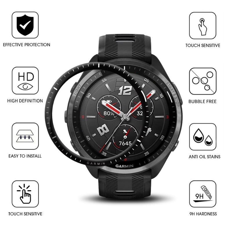 Miếng Dán Màn Hình Cong 3d Trong Suốt Chống Dấu Vân Tay Cho garmin forerunner 965