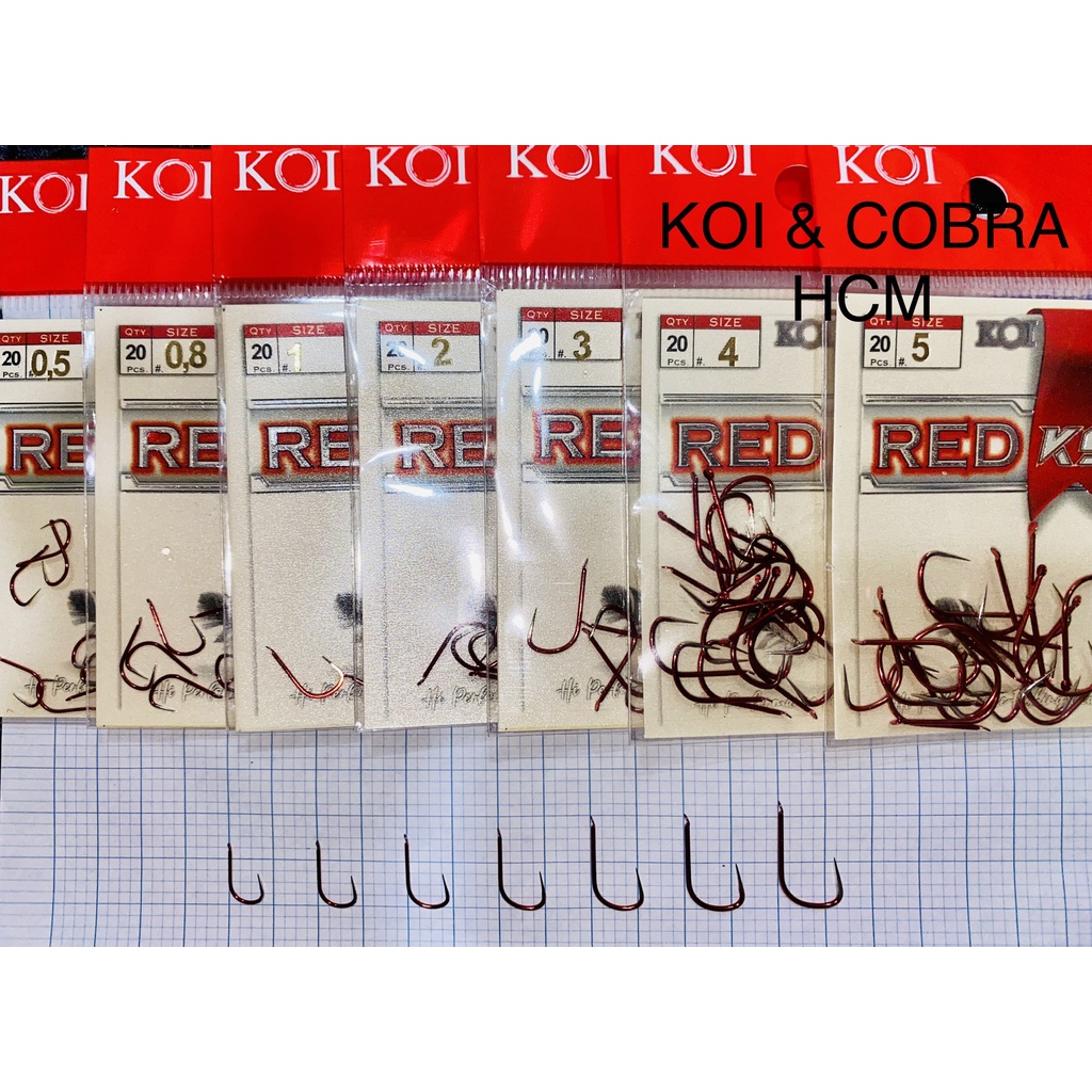 Lưỡi Koi RED KS - Lưỡi câu cá