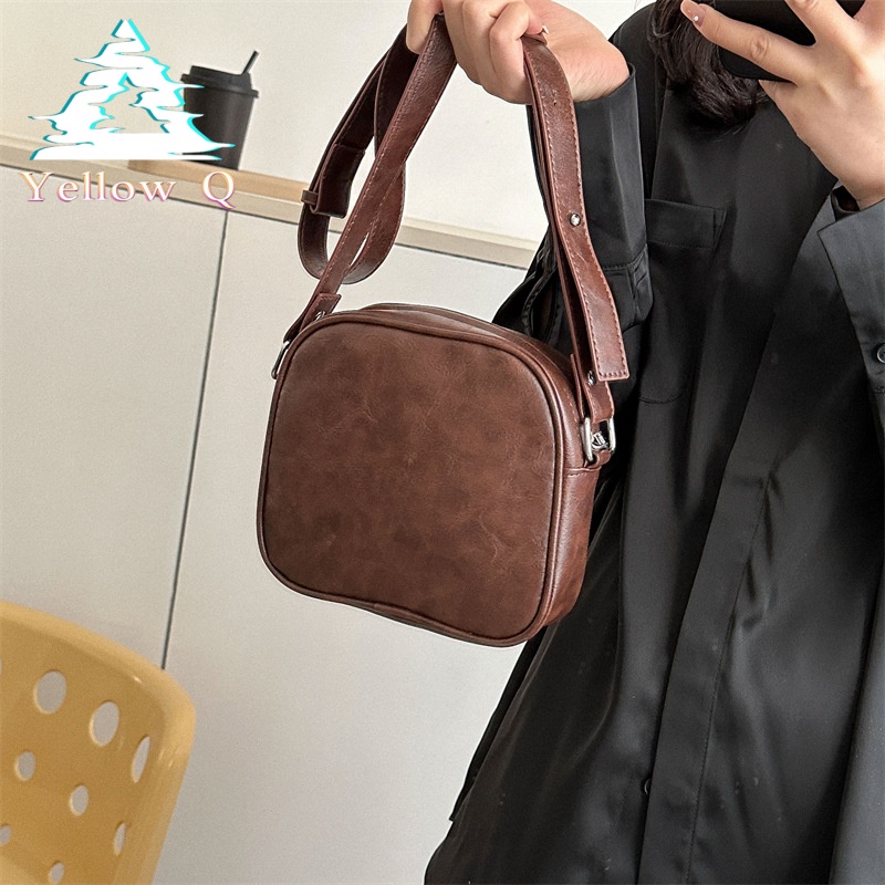 Yellow túi xách nữ túi đeo chéo  2023NEW Thời trang hàn quốc Korean INS GDJ23910WT