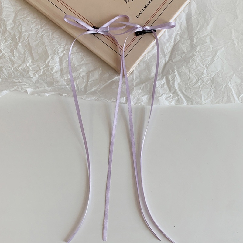 ✿ Kẹp Tóc Nơ Ruy Băng Xinh Xắn Cho Nữ