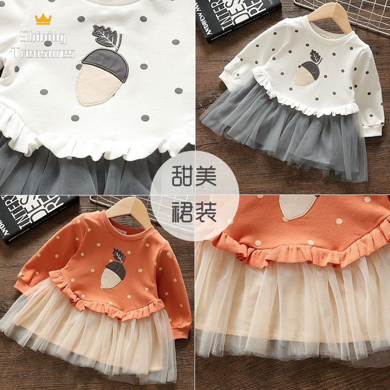 Đầm bé gái BALDAUREN KLQ23919TE 38Z230918 thời trang công chúa dễ thương đẹp mắt mới 2023