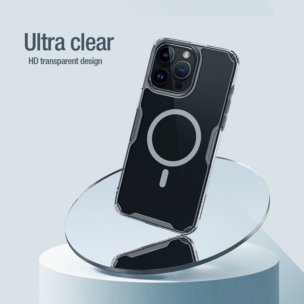 Nillkin Ốp Điện Thoại tpu Trong Suốt Chống Sốc Cho iphone 15 pro max