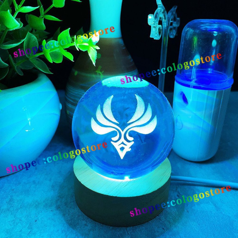 Genshin Quả Cầu Pha Lê Hóa Trang Nhân Vật Anime cryo Nendoroid