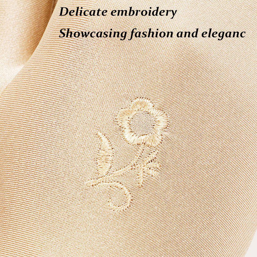 1 Cặp Găng Tay Co Giãn Thêu Họa Tiết Chống Nắng Thời Trang Mùa Hè Cho Nữ