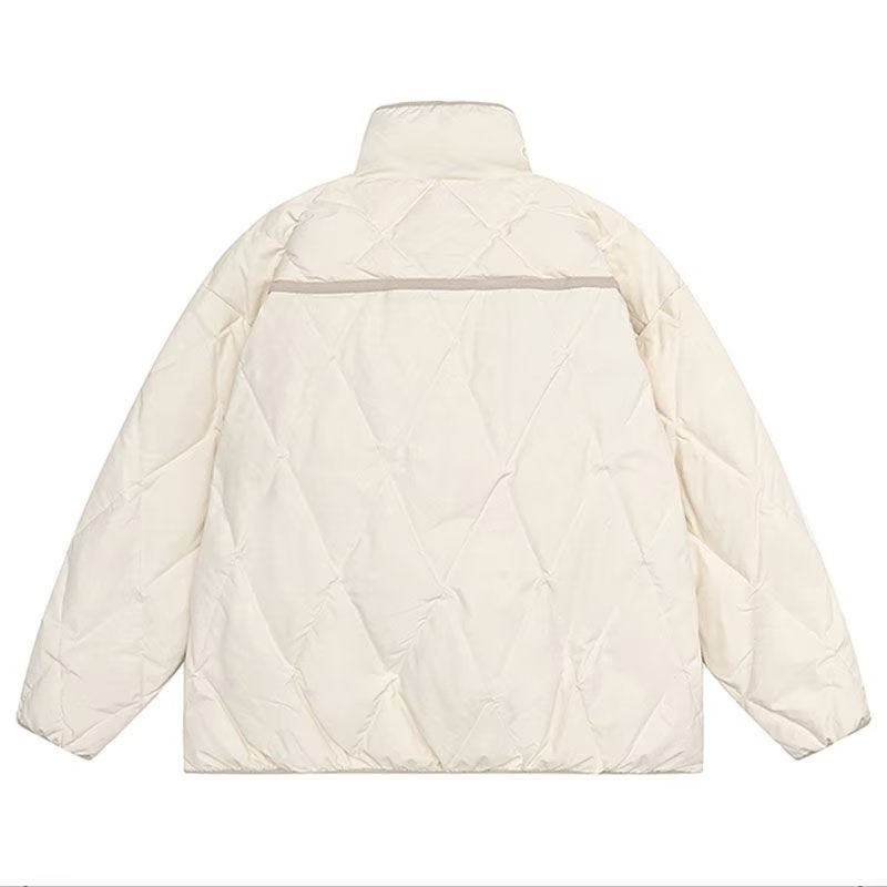 Trang Phục Vải cotton Thời Trang Hàn Quốc Thiết Kế Mới Phong Cách Hình Thoi Phong Cách Mỹ unisex Mùa Đông Cho Nam Và Nữ