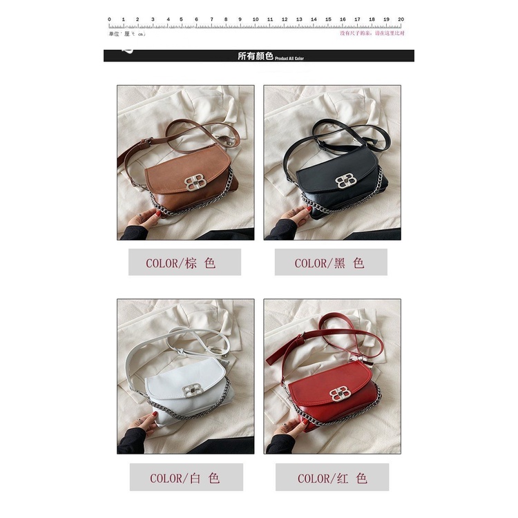 QIANLUO túi xách nữ túi đeo chéo kẹp nách đeo vai 2023NEW INS Giá rẻ Cute Tiện dụng GDJ2392OK838Z230920