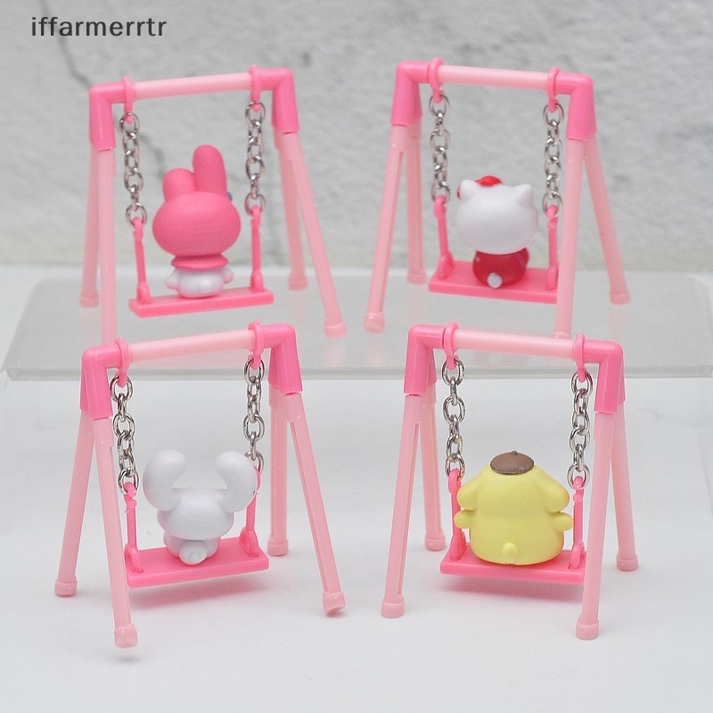 Nếu hello kitty Mô Hình Nhân Vật cinnamoroll melody purin Chơi Trên Xích Đu Quà Tặng sanrio hye