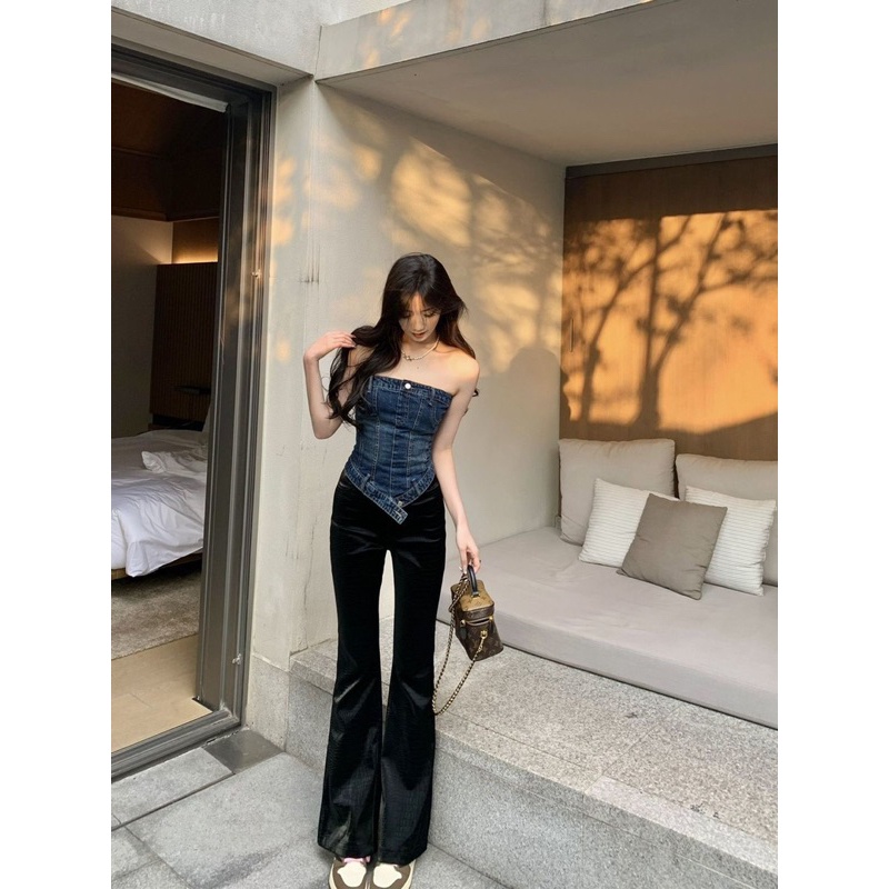 NEW ARRIVAL ÁO QUÂY BÒ DEMIN SANG CHẢNH QCCC