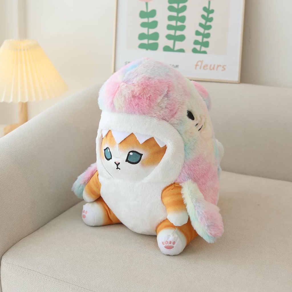 Gấu bông mèo cosplay cá mập Sushi 4 phiên bản Meeko