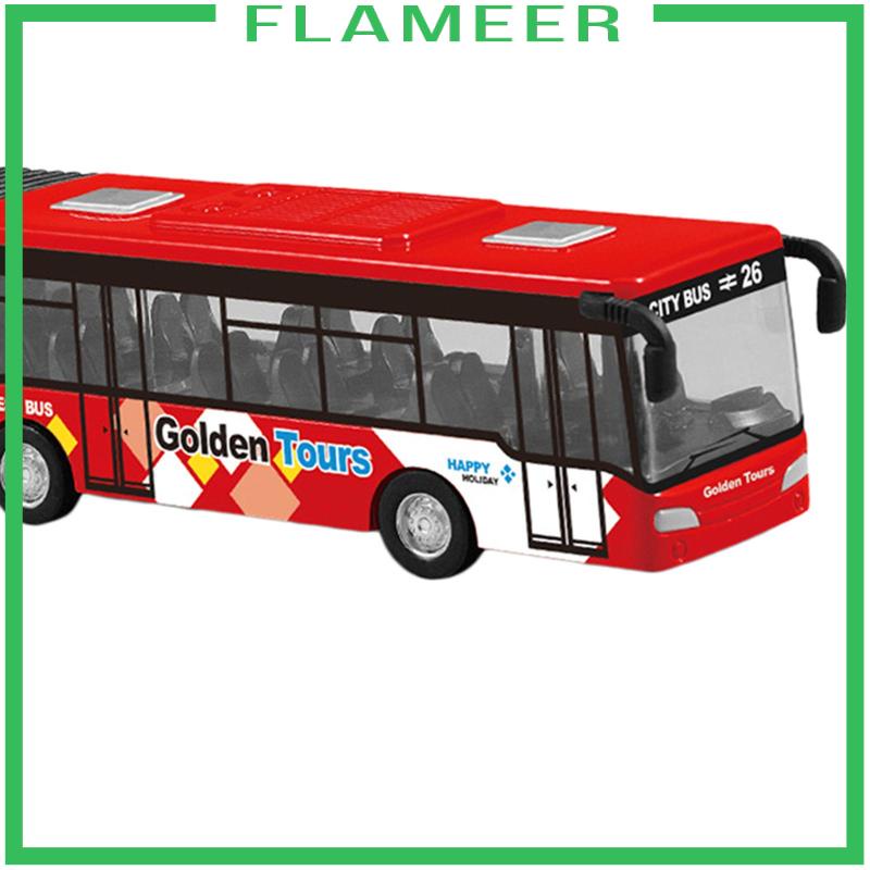 Mô Hình Xe Buýt Đồ Chơi Lưng Dài Có Khớp Nối