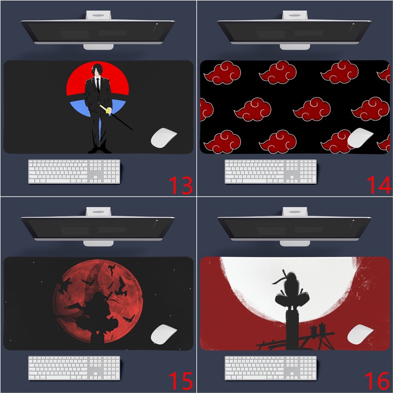 Tấm Lót Chuột Bàn Phím Chơi Game In Hình naruto uzumaki naruto & kakashi hatake Chống Trượt