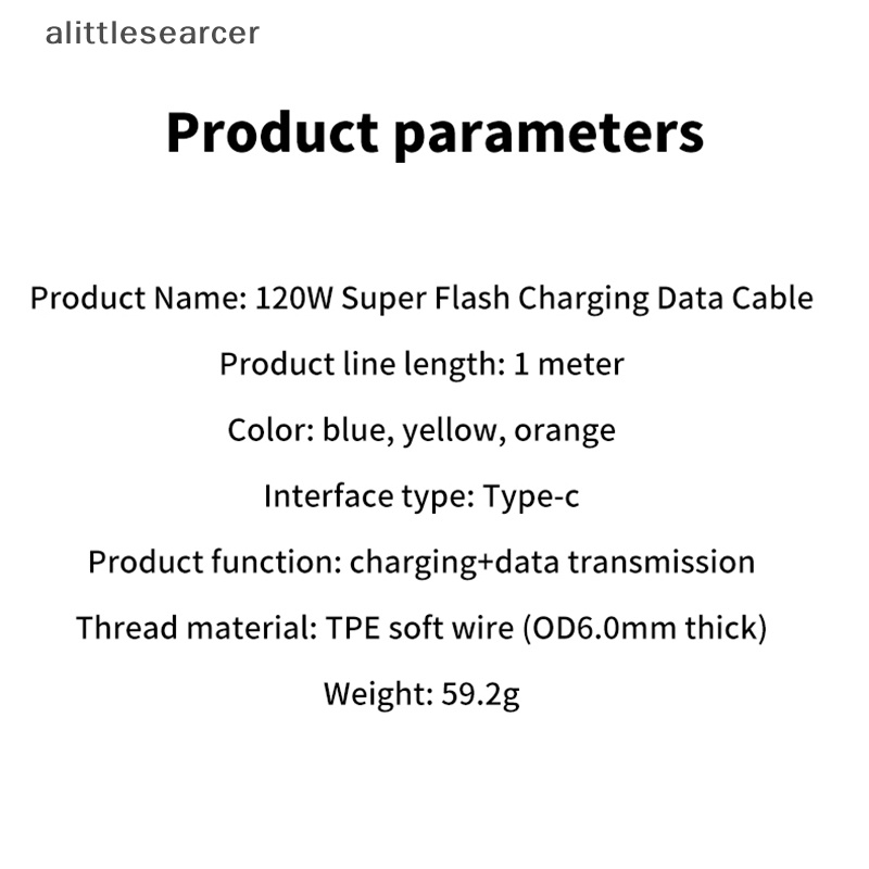 Er Dây Cáp Sạc Nhanh usb c 120w type c Cho Điện Thoại Di Động / Xe Hơi