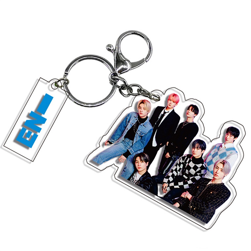 Kpop enhypen Móc Khóa acrylic Cuộc Sống Mới Thật
