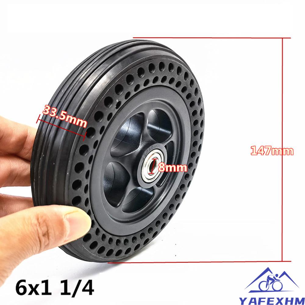 Lốp Xe 6 inch Kèm Trục Bánh Xe Phù Hợp Cho Xe Điện
