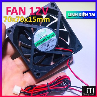 Quạt tản nhiệt fan 12v 70x70x15mm