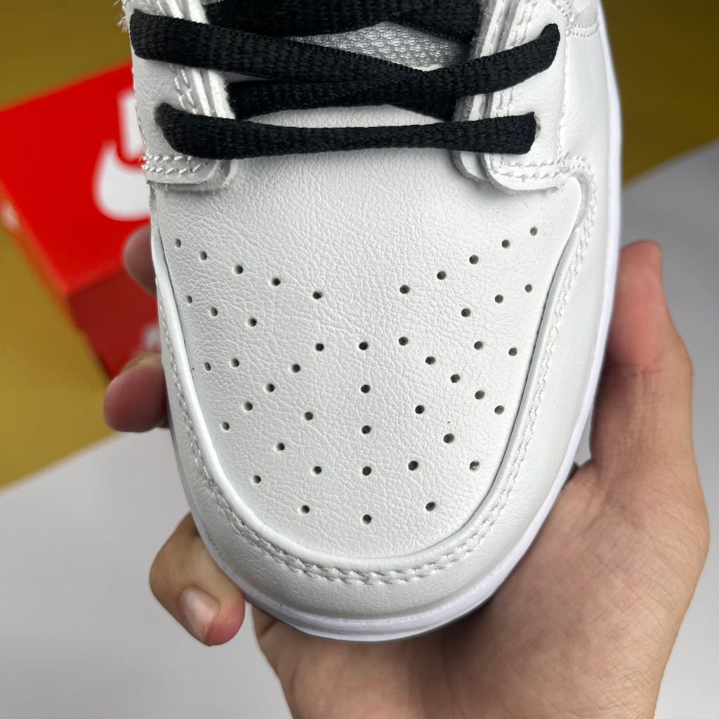 Giày SB Dunk Low White Black, SB Trắng Đen Bản Cao Cấp - Than.Shoes