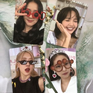 Thẻ Rose Blackpink Card Off Blackpink chính hãng Rose Lisa Jisoo Jennie Rosé The Girl Hộp Thiếc Đựng Kính Mát k4 blackpink x 7th ost Chính Hãng The Game