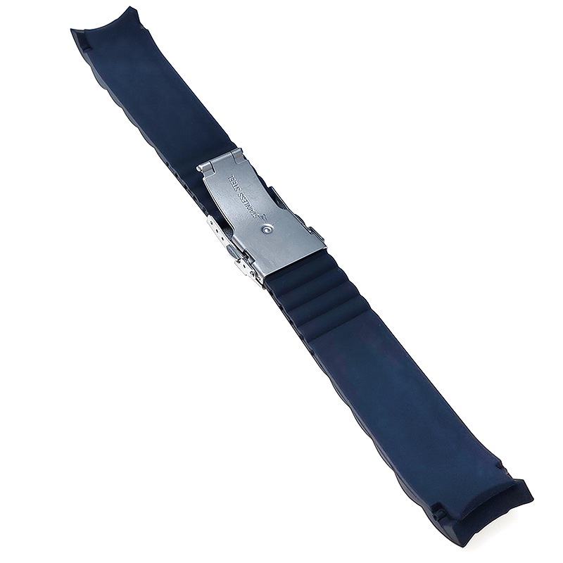 Dây Đeo Đồng Hồ Bằng Cao Su Silicone Mềm 18 / 20 / 22 / 24mm Cho Nam