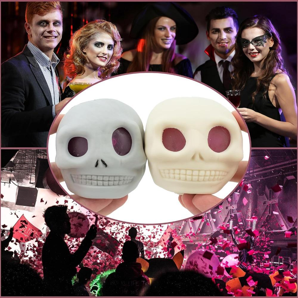 Niuyou Đồ Chơi Bóp Giảm Căng Thẳng Hình Đầu Lâu Sáng Tạo Cho Người Lớn Và Trẻ Em Dịp halloween