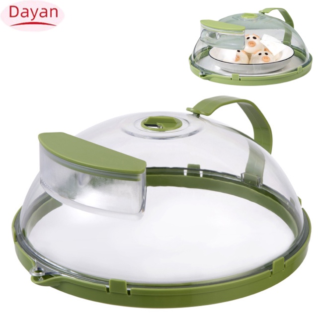 Nắp Đậy Bảo Vệ Nắp Nồi Hấp Trong Suốt Có Tay Cầm Giữ Sạch Lò Vi Sóng