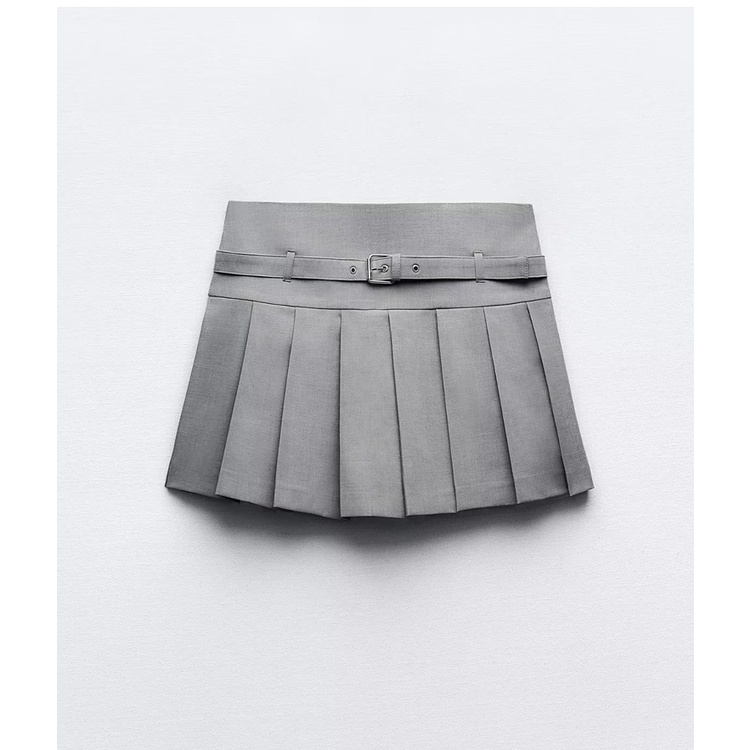Zara Quần Short Giả Váy Xếp Ly Lưng Vừa Thời Trang Mùa Thu 234391506 3067518