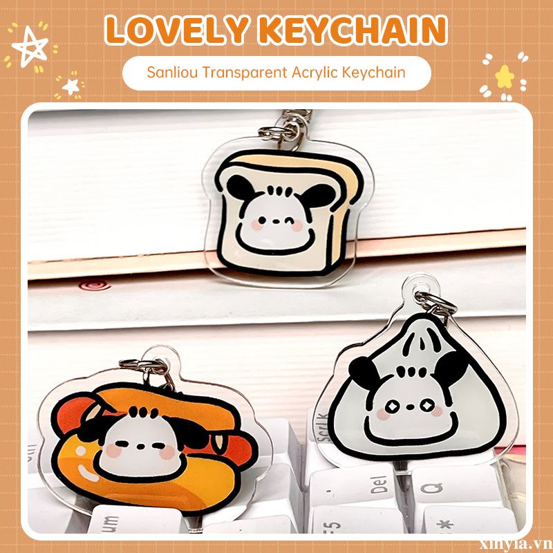 🌺🌺Móc Khóa Hình Chú Chó Sanrio Pacha Hoạt Hình Đáng Yêu