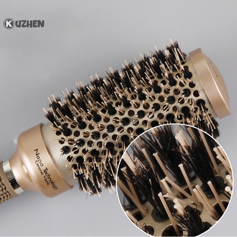 Lược Tròn Ion Âm Chải Tóc Chuyên Nghiệp kuzhen